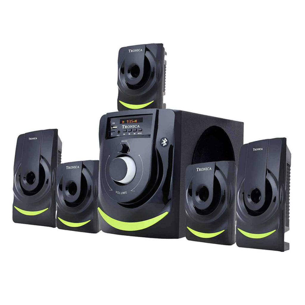 Buy TRONICA Version:1 Atom Series LED Spectrum 5.1 Home Theater System with Bluetooth in India