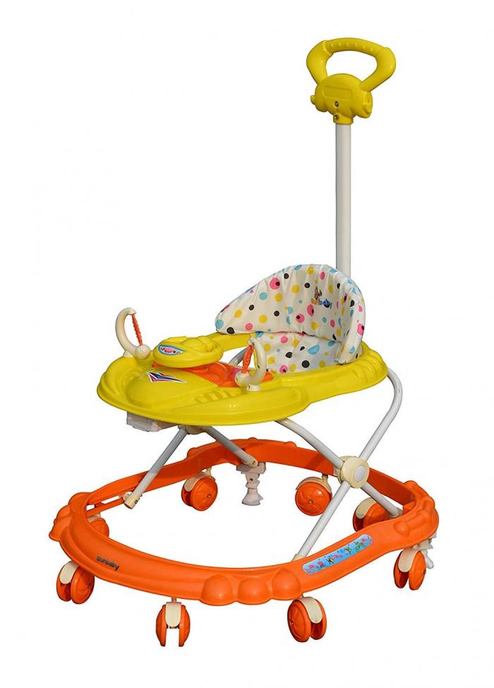 Buy Sunbaby Hot Racer Musical Height Adjustable Baby Walker with Toys in India